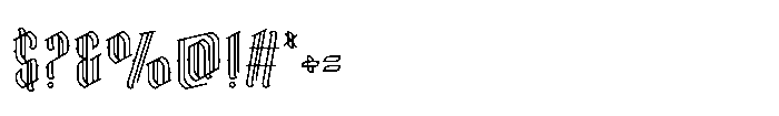 Dark King Font OTHER CHARS