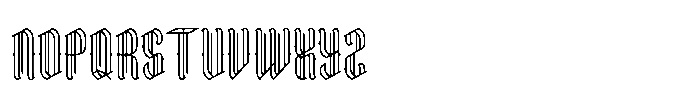 Dark King Font UPPERCASE