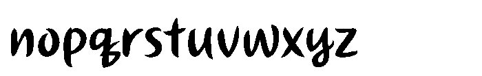 Dark Knight Bold Font LOWERCASE