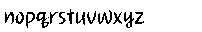 Dark Knight Regular Font LOWERCASE