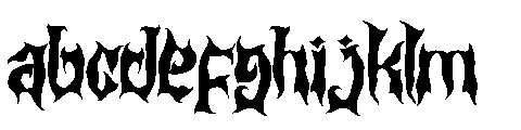 Dark Monogram Dark Spooky Regular FONT