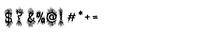 Dark Root Font OTHER CHARS