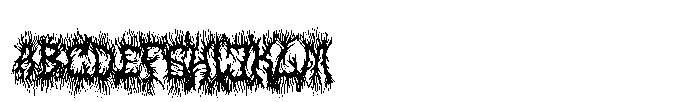 Dark Root Font UPPERCASE