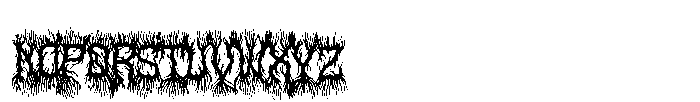 Dark Root Font UPPERCASE
