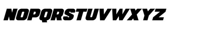Dark Sport Bold Italic Font UPPERCASE