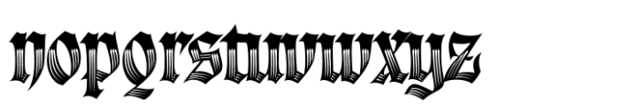 Darkcastle 1 Font LOWERCASE
