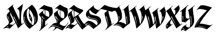 Darkcastle 2 Font UPPERCASE