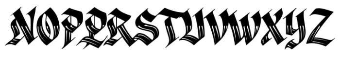 Darkcastle 3 Font UPPERCASE