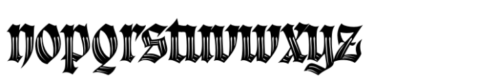 Darkcastle 3 Font LOWERCASE