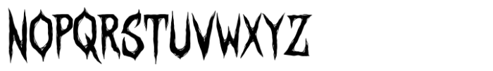 Darkest Curse Font UPPERCASE