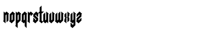 Darkness Font LOWERCASE