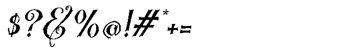 Darko Forrest Italic Font OTHER CHARS
