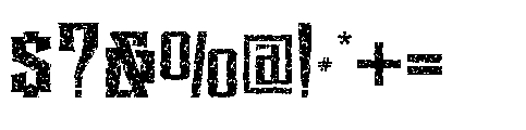 Darkore Regular Font OTHER CHARS