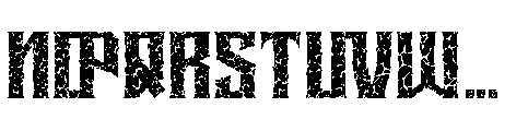 Darkore Regular Font LOWERCASE