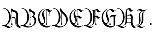 Darksame Font UPPERCASE