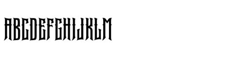 Darkson Font UPPERCASE