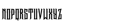 Darkson Font UPPERCASE