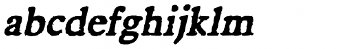 Darnalls Clean Bold Italic Font LOWERCASE
