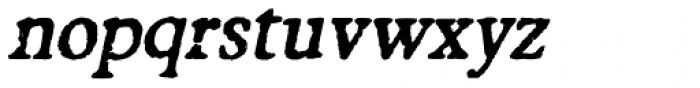 Darnalls Clean Italic Font LOWERCASE