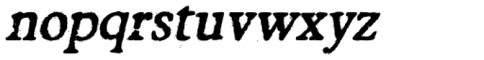 Darnalls Italic Font LOWERCASE