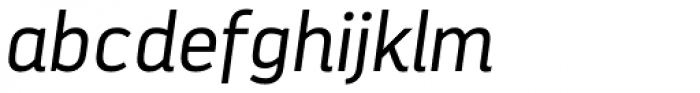 Darwin Alt Office Italic Font LOWERCASE