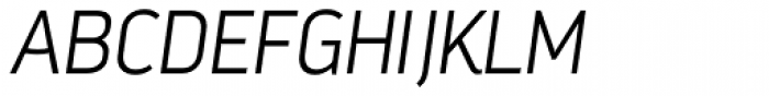Darwin ExtraLight Italic Font UPPERCASE