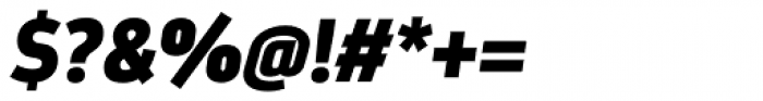 Darwin Pro Black Italic Font OTHER CHARS