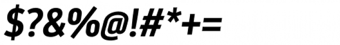 Darwin Pro Semi Bold Italic Font OTHER CHARS