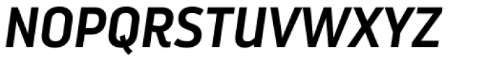 Darwin Pro Semi Bold Italic Font UPPERCASE