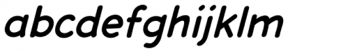 Dash Decent Italic Font LOWERCASE