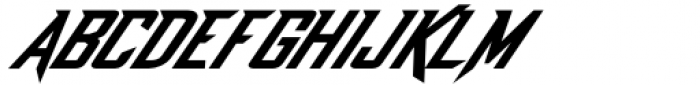 Dash Horizon Stripe Italic Font UPPERCASE