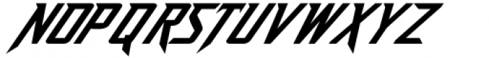 Dash Horizon Stripe Italic Font UPPERCASE