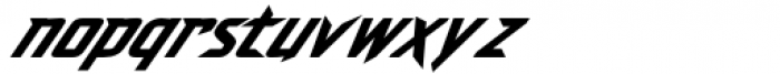 Dash Horizon Stripe Italic Font LOWERCASE