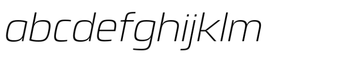 Dashford Extra Light Italic FONT