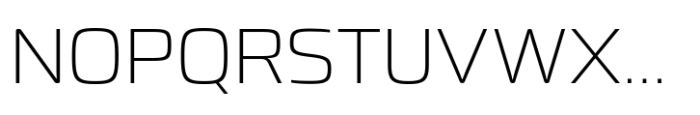 Dashford Extra Light Font UPPERCASE