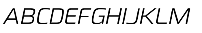 Dashford Light Italic Font UPPERCASE