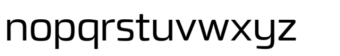 Dashford Regular Font LOWERCASE