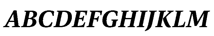 Dashiell Bright Bold Italic Font UPPERCASE