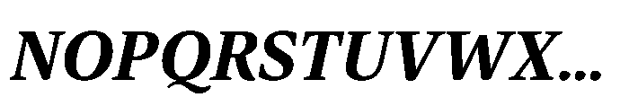 Dashiell Bright Bold Italic Font UPPERCASE