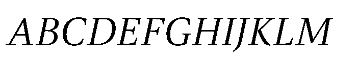 Dashiell Bright Italic Font UPPERCASE