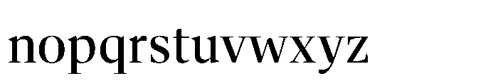 Dashiell Fine Medium Font LOWERCASE