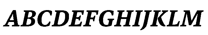 Dashiell Text Bold Italic Font UPPERCASE