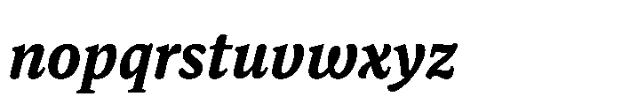 Dashiell Text Bold Italic Font LOWERCASE