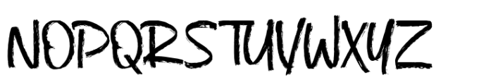 Dashing Demander Font UPPERCASE