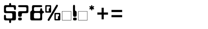 Data 70 Std Regular Font OTHER CHARS