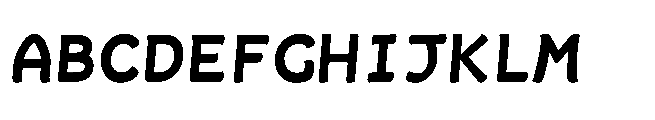 Datavibing Console Bold Italic Font UPPERCASE