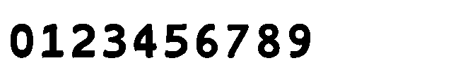 Datavibing Console Bold Font OTHER CHARS