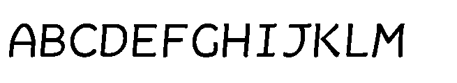 Datavibing Console Italic Font UPPERCASE