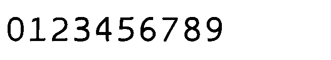 Datavibing Console Regular Font OTHER CHARS