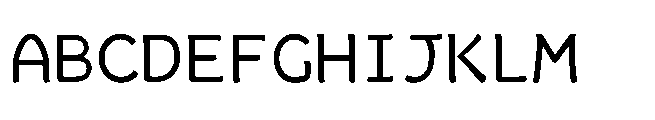 Datavibing Console Regular Font UPPERCASE